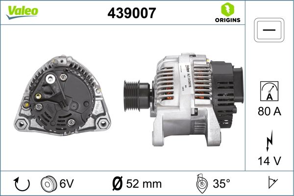 12311247488VL2 439007 Alternator