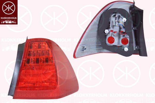 63217289432KH1 00620726 Tail Light Assembly