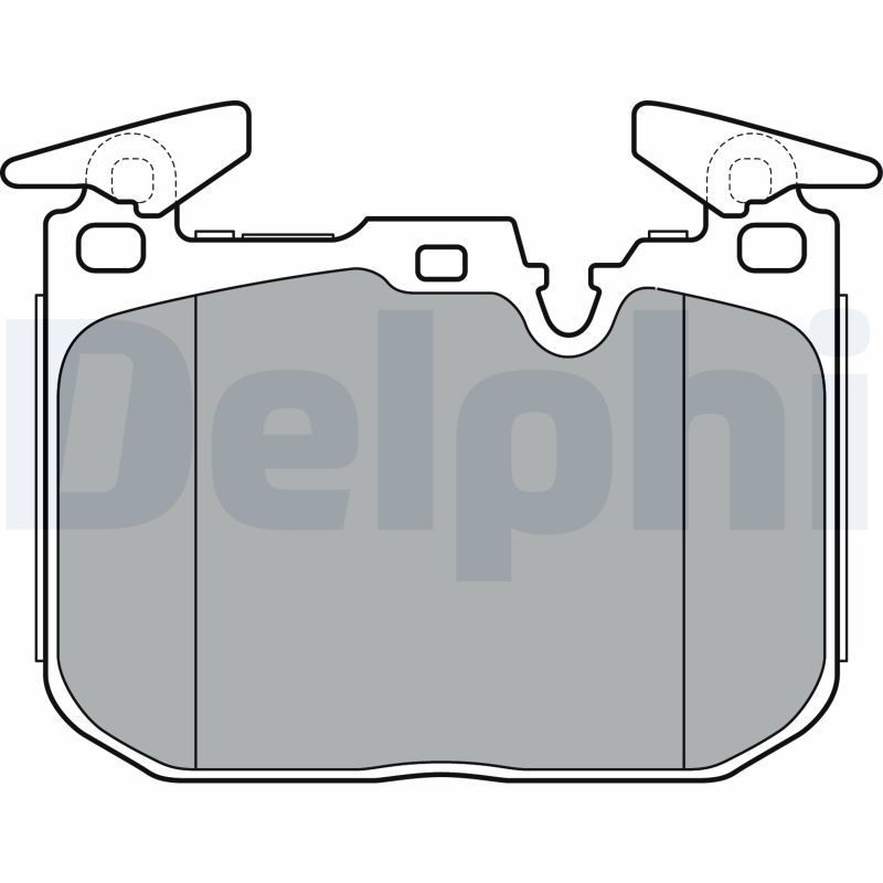 34212468438DE LP3383 Brake Pad Set, disc brake