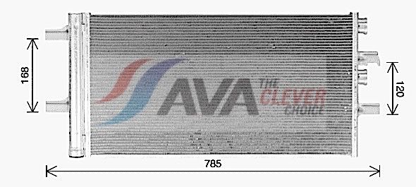 64509271205AQ BW5603D Condenser, air conditioning