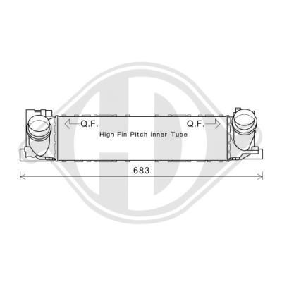 17517618809DR DCA1136 Charge Air Cooler