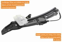 51357182613V 51357182613 51 35 7 182 613 7182613 V20-8709  Window Regulator