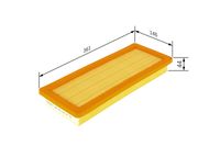13717534845BO 13717534845 13 71 7 534 845 7534845 F 026 400 151 MINI R55 -  Air Filter