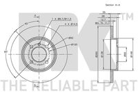 34116752434NK 34116752434 34 11 6 752 434 6752434 201516  Brake Disc