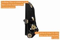 51357202482V 51357202482 51 35 7 202 482 7202482 V20-9745  Window Regulator