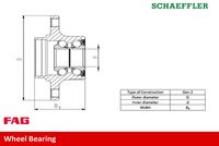 31226757024FG 31226757024 31 22 6 757 024 6757024 713 6670 60 BMW E46 -  Wheel Bearing Kit